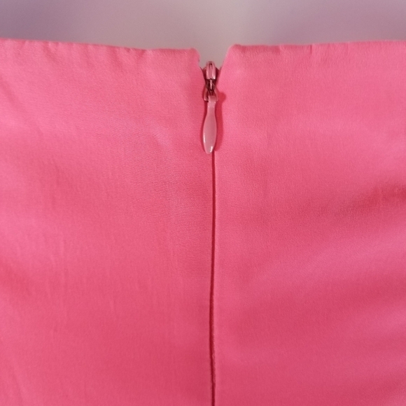 Amanda Uprichard Gizelle hot pink silk strapless maxi dress - Picture 7 of 11